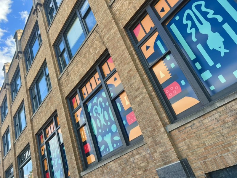Window mural